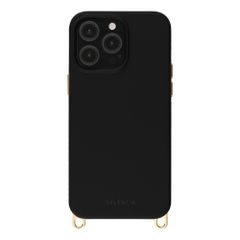 Selencia Cover posteriore Rivièra con MagSafe con ganci rimovibili Apple iPhone 14 Pro - Velvet Black