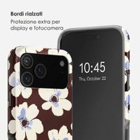 Selencia Cover Posteriore Vivid Apple iPhone 18 Pro Max / 17 Pro Max - Choco Flower Pop