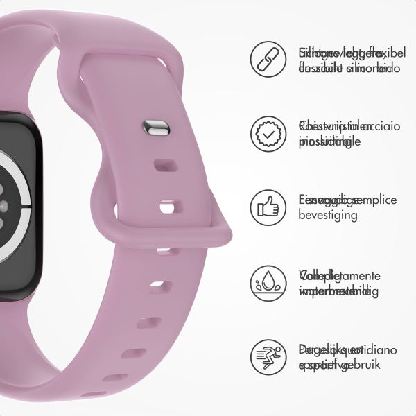 imoshion Cinturino in silicone⁺ Apple Watch | 44/45/46/49 mm - Taglia M/L - Mauve