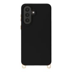 Selencia Cover posteriore Rivièra con MagSafe con ganci rimovibili Samsung Galaxy A57 (5G) - Velvet Black