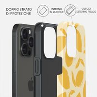 Burga Cover Posteriore Resistente Apple iPhone 15 Pro - Lemon Tart