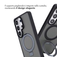 Accezz Cover con anello e supporto con MagSafe Samsung Galaxy S26 Ultra - Nero