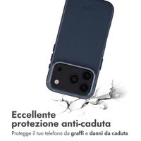 Accezz Cover in Pelle con MagSafe Apple iPhone 18 Pro Max / 17 Pro Max - Nightfall Blue