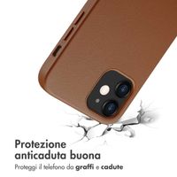 Accezz Cover in Pelle con MagSafe Apple iPhone 12 (Pro) - Sienna Brown