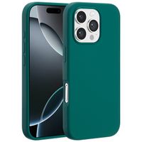 Accezz Cover in silicone liquido con MagSafe Apple iPhone 16 Pro - Forest Green
