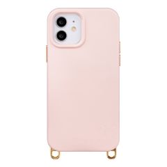 Selencia Cover posteriore Rivièra con MagSafe con ganci rimovibili iPhone 12 / 12 Pro - Sorbet Pink