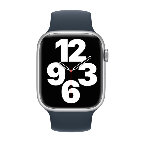 Apple Cinturino Solo Loop Apple Watch | 44/45/46/49 mm - Taglia 7 - Storm Blue