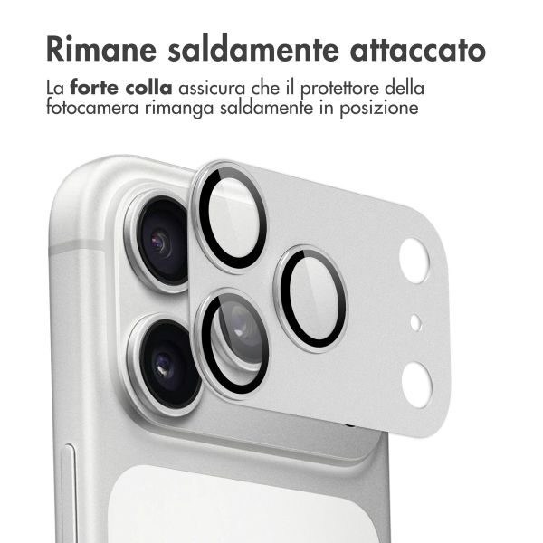 imoshion Protezione fotocamera in Vetro 2 Pezzi Apple iPhone 17 Pro - Silver