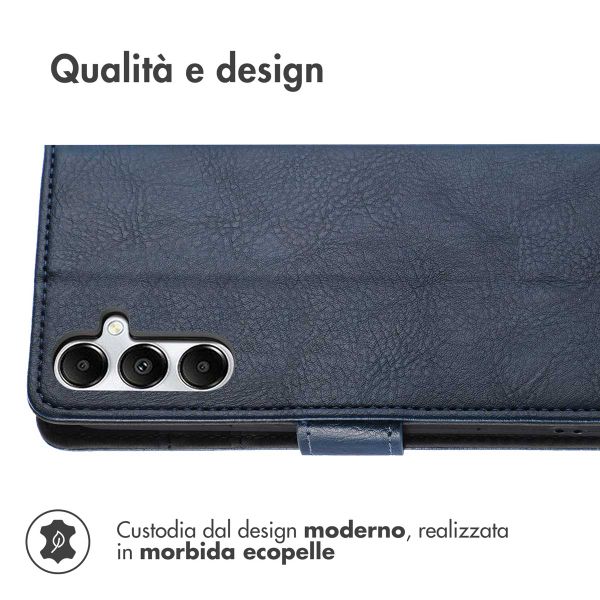 imoshion Cover a libro di Lusso Samsung Galaxy A17 (5G) / (4G) - Blu scuro