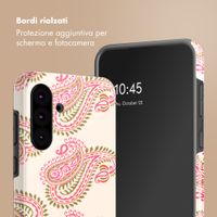 Selencia Cover Posteriore Vivid Samsung Galaxy A36 / A56 - Paisley Blush