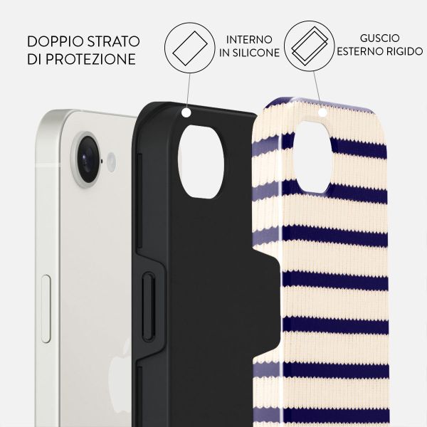 Burga Cover Posteriore Resistente Apple iPhone 17e / 16e - Old Money