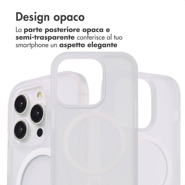 imoshion Cover posteriore Color Guard con MagSafe Apple iPhone 14 Pro - Bianco