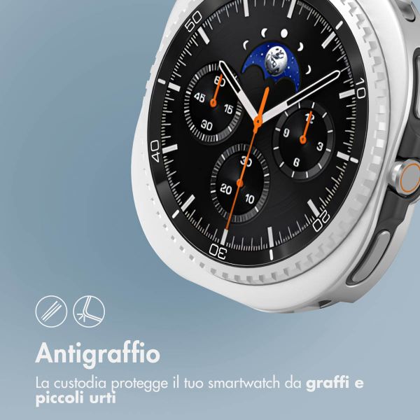 imoshion Cover rigida Bumper Samsung Galaxy Watch 8 Classic (46 mm) - Argento