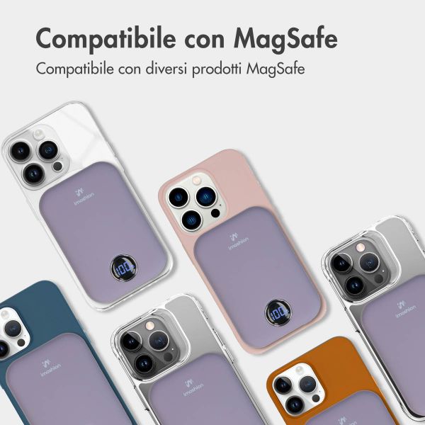 imoshion Powerbank Magnetic 10.000 mAh - Powerbank wireless - Viola