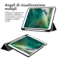 imoshion Cover a libro Trifold Apple iPad 6 (2018) 9.7 pollici / iPad 5 (2017) 9.7 pollici / Air 2 (2014)/Air 1 (2013) - Nero