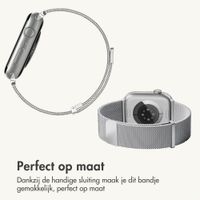 imoshion Milanees magnetisch bandje Apple Watch | 44/45/46/49 mm - Zilver
