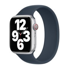 Apple Cinturino Solo Loop Apple Watch | 38/40/41/42 mm - Taglia 6 - Storm Blue