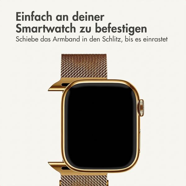 imoshion Milanees magnetisch bandje Apple Watch | 38/40/41/42 mm - Goud
