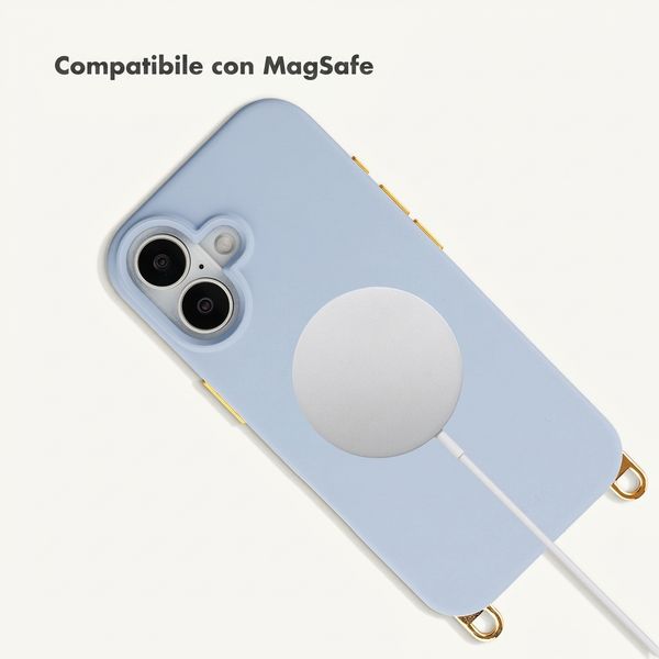 Selencia Cover posteriore Rivièra con MagSafe con ganci rimovibili Apple iPhone 17 - Powder Blue