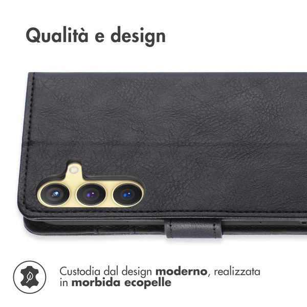 imoshion Cover a libro di Lusso Samsung Galaxy S24 Plus - Nero
