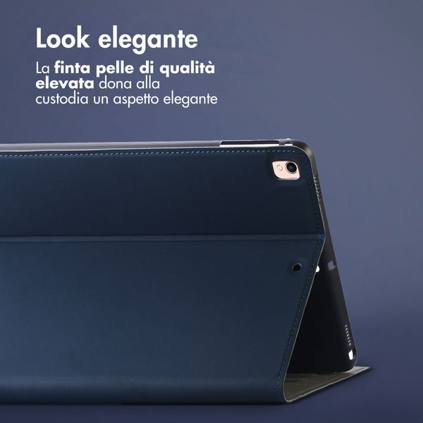 Accezz Cover Tablet Classica Apple iPad 6 (2018) 9.7 pollici / iPad 5 (2017) 9.7 pollici / Air 2 (2014)/Air 1 (2013) - Blu scuro