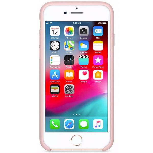 Apple Cover in Silicone Apple iPhone SE (2022 / 2020) / 8 / 7 - Baby Pink