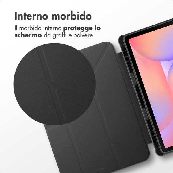 imoshion Cover Origami Samsung Galaxy Tab S9 11.0 pollici / S10 Lite / S10 FE / S9 FE 10.9 pollici - Nero