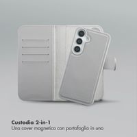 Selencia Libreria rimovibile Olyn con MagSafe Samsung Galaxy S25 / S24 - Grigio