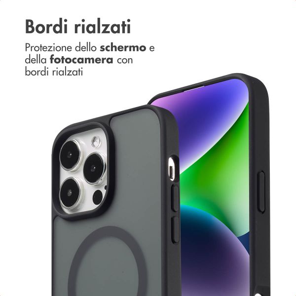 imoshion Cover posteriore Color Guard con MagSafe Apple iPhone 14 Pro Max - Nero