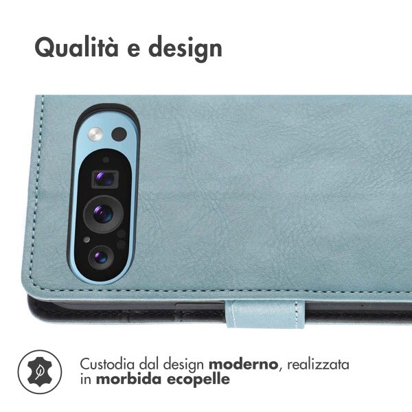 imoshion Cover a libro di Lusso Google Pixel 9 Pro XL - Azzurro