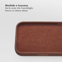 Selencia Libreria rimovibile Olyn con MagSafe Apple iPhone 17 - Marrone