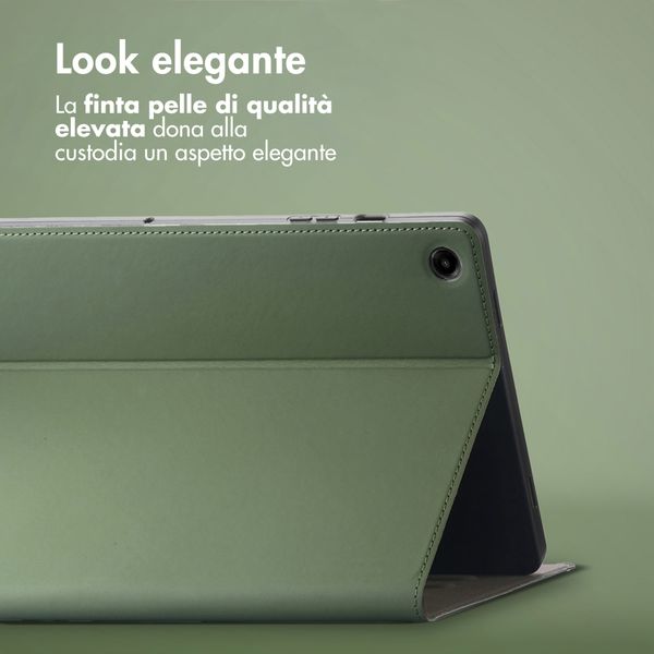 Accezz Cover Tablet Classica Samsung Galaxy Tab A9 Plus - Verde