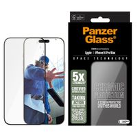 PanzerGlass Vetro temperato in ceramica con applicatore Apple iPhone 16 Pro Max