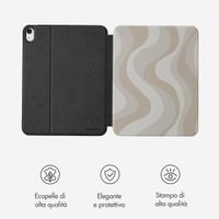 Selencia Cover per tablet Vivid Apple iPad 11 (2025) 11 pollici A16 / iPad 10 (2022) 10.9 pollici - Desert Waves Beige