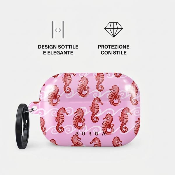 Burga Cover rigida Apple AirPods Pro 2 - Coral Reef