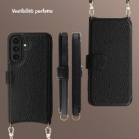 Selencia Cover Riva con MagSafe e cordino Samsung Galaxy A57 (5G) - Nero