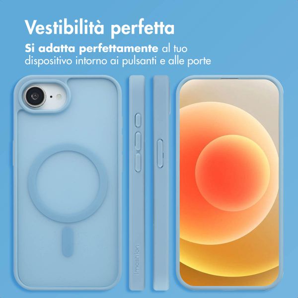 imoshion Cover posteriore Color Guard con MagSafe Apple iPhone 17e / 16e - Azzurro