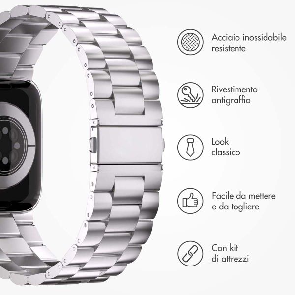imoshion Cinturino in acciaio Apple Watch | 44/45/46/49 mm - Argento