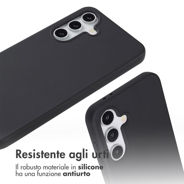 imoshion Cover in Silicone con Cordino Samsung Galaxy A36 - Nero
