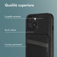 imoshion Cover Posteriore con Porta Carte e supporto Apple iPhone 14 - Nero
