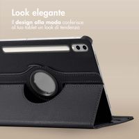 imoshion Cover Girevole a 360° Samsung Galaxy Tab S10 Ultra / Tab S9 Ultra - Nero