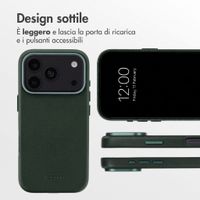 Accezz Cover in Pelle con MagSafe Apple iPhone 18 Pro Max / 17 Pro Max - Cedar Green