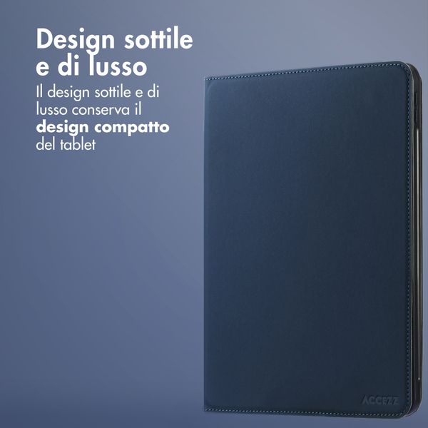 Accezz Cover Tablet Classica Samsung Galaxy Tab A11 Plus - Blu scuro