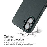 Accezz Cover in Pelle con MagSafe Apple iPhone 16 - Cedar Green