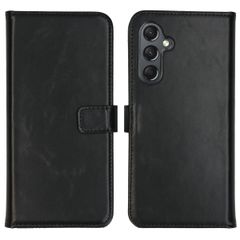 Selencia Cover a libro in vera pelle Samsung Galaxy A25 (5G) - Nero