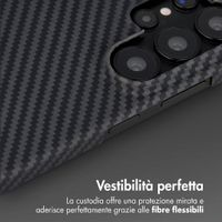 Accezz Cover MagSafe Kevlar® Samsung Galaxy S26 Ultra - Nero