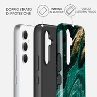 Burga Cover Posteriore Resistente Samsung Galaxy A55 - Emerald Pool