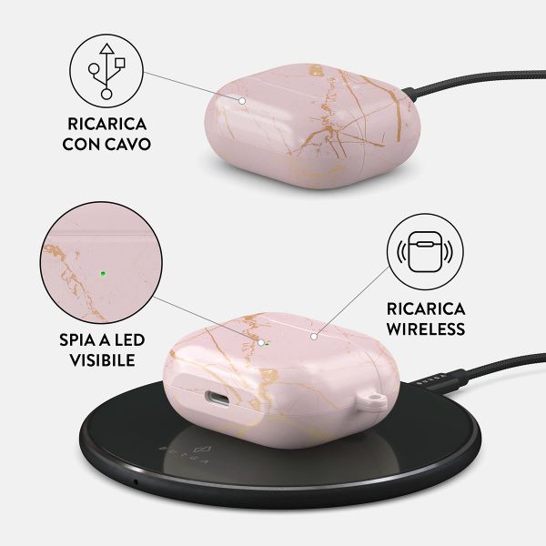 Burga Custodia rigida Apple AirPods 3 - Peachy