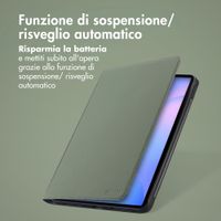 Accezz Cover Tablet Classica Samsung Galaxy Tab S10 FE Plus - Verde