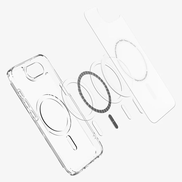 Spigen Cover Posteriore Ultra Ibrida con MagSafe Apple iPhone 17e / 16e - Frost White